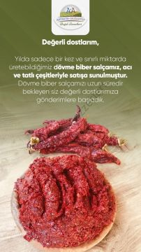 Ev Yapımı Dövme  Acı Biber Salçası - 1 kg