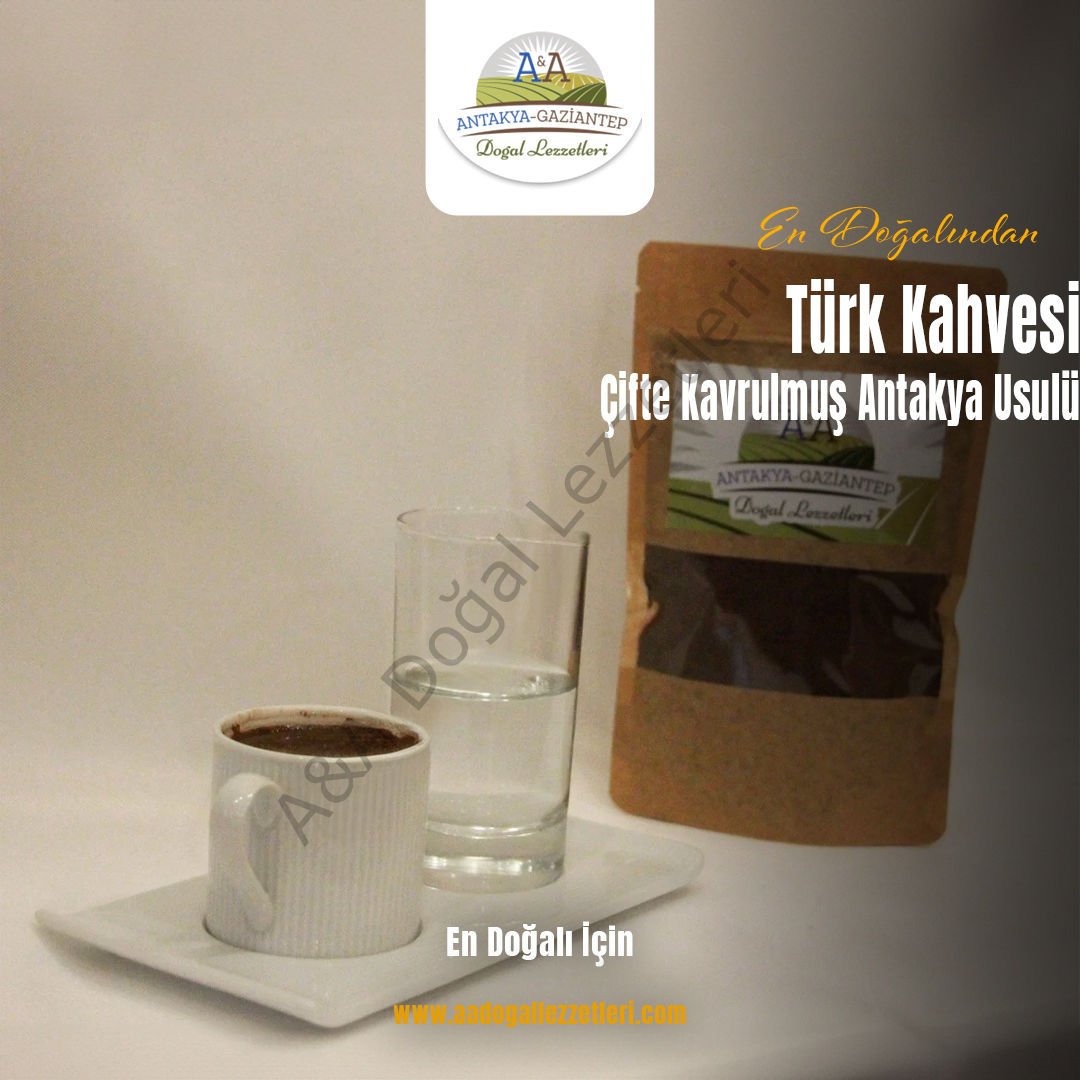 Türk Kahvesi Çifte Kavrulmuş Antakya Usulü - 250 Gr.