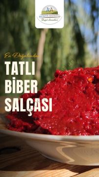 Tatlı Biber Salçası  1 kg Cam Kavanoz