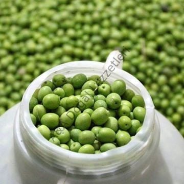 Halhalı yeşil Zeytin 1000 gr Cam Kavanoz