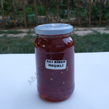Acı Biber Reçeli 450 GR CAM KAVANOZ