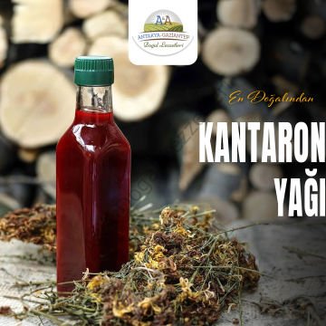 Kantaron Yağı 350 ML Cam KAVANOZ