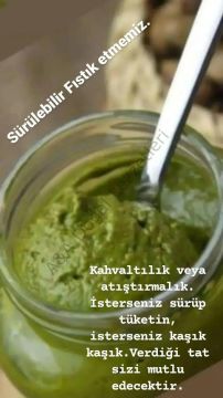 Kahvaltılık Fıstık Ezmesi Sürülebilir (ANTEP) - 200 GR