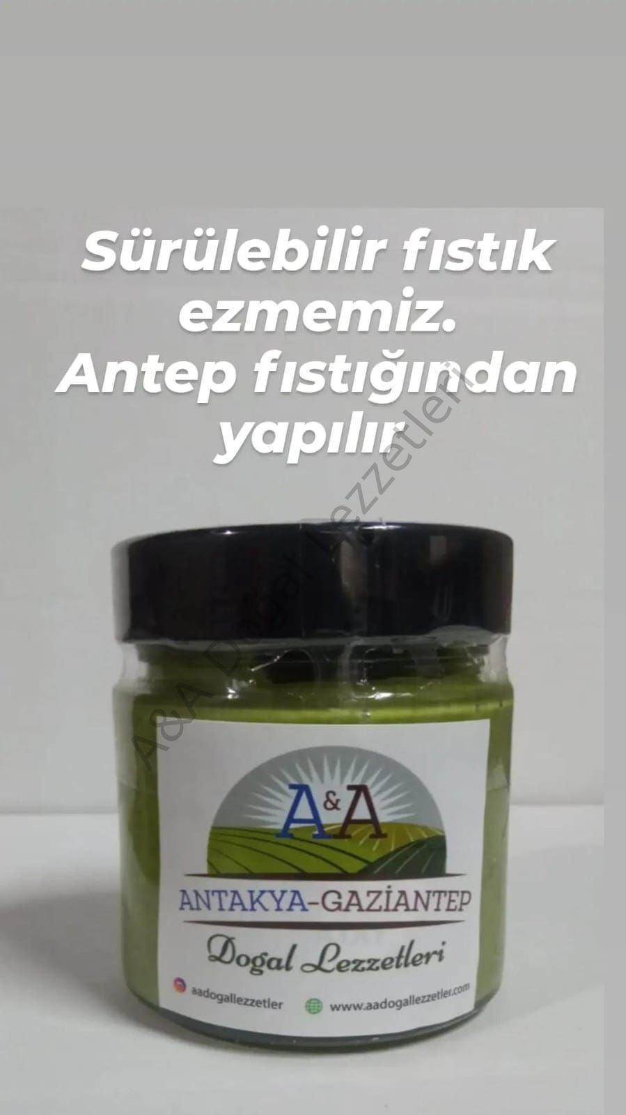 Kahvaltılık Fıstık Ezmesi Sürülebilir (ANTEP) - 200 GR
